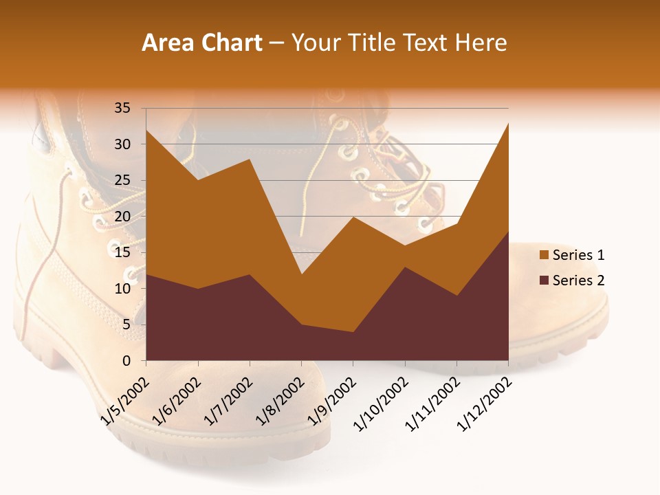Timber Lace Boot PowerPoint Template