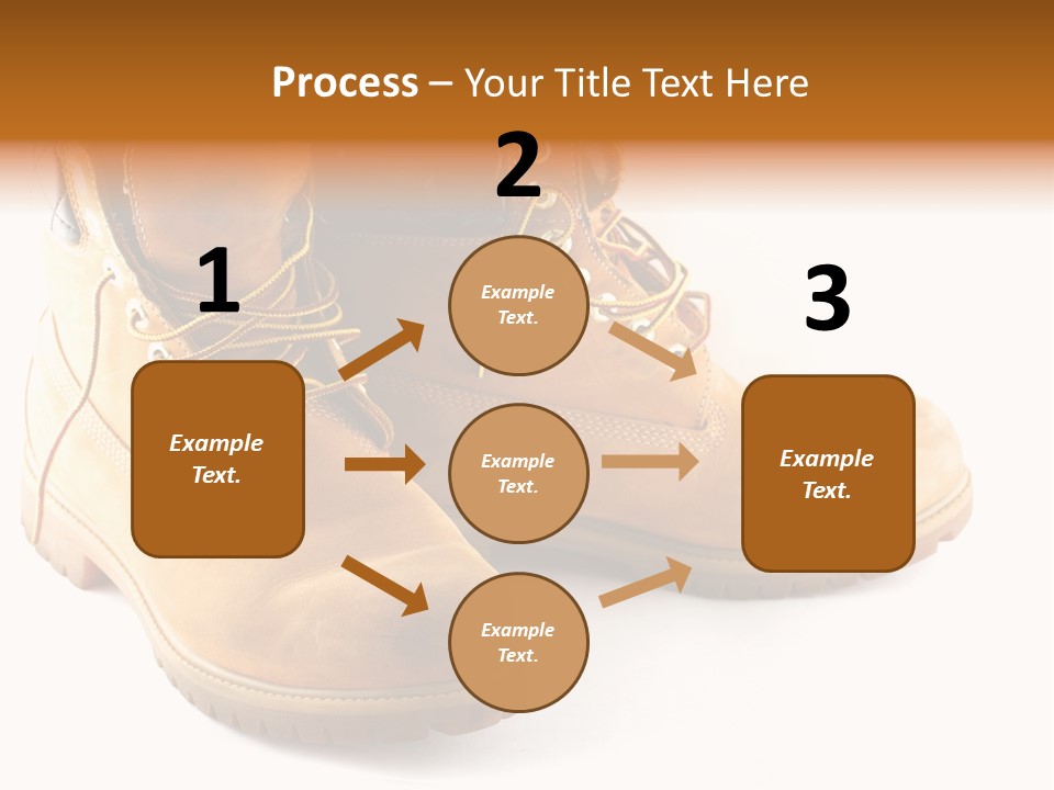 Timber Lace Boot PowerPoint Template