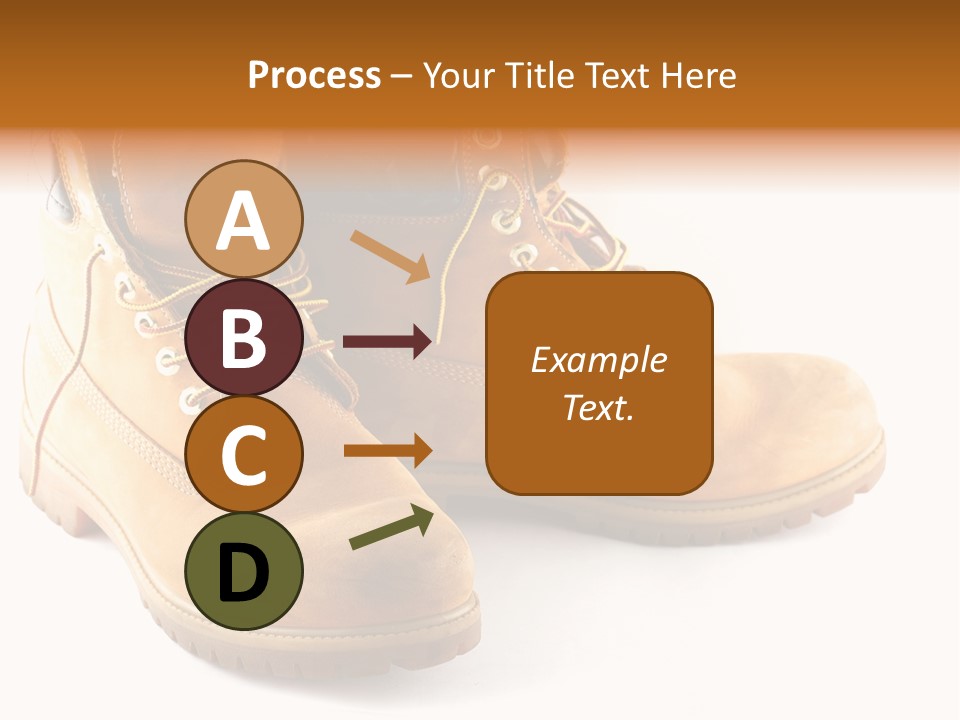 Timber Lace Boot PowerPoint Template