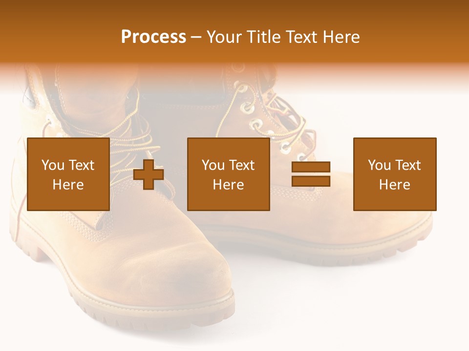 Timber Lace Boot PowerPoint Template