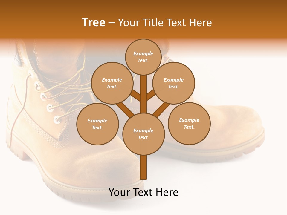 Timber Lace Boot PowerPoint Template