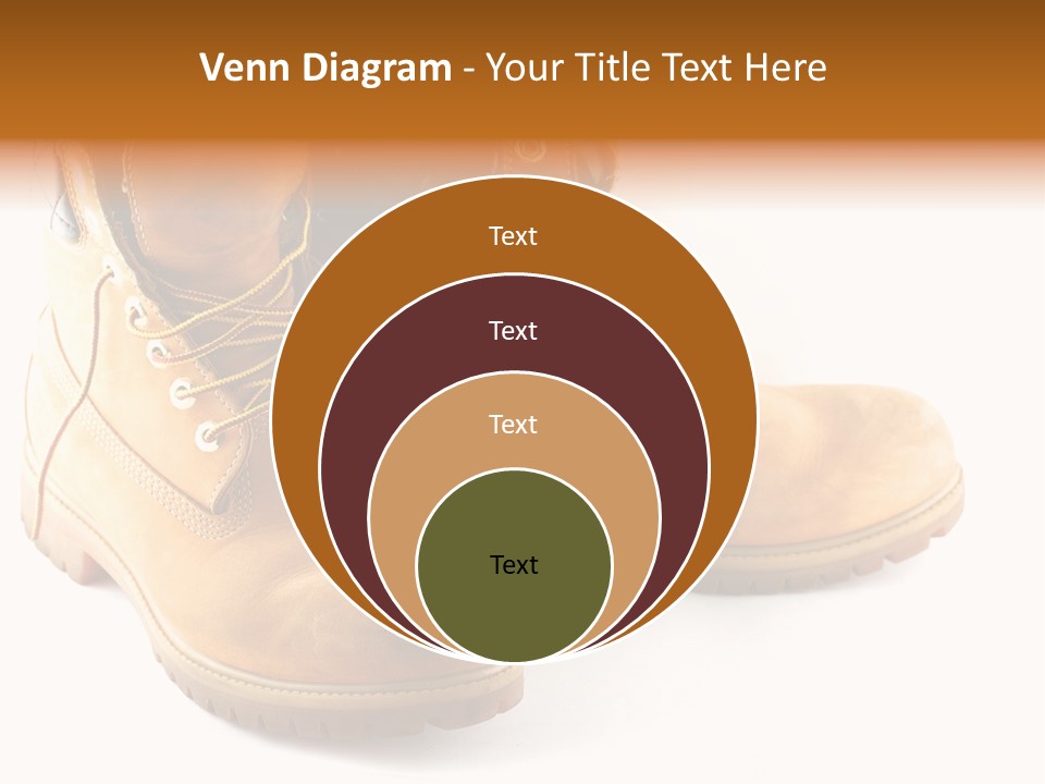 Timber Lace Boot PowerPoint Template