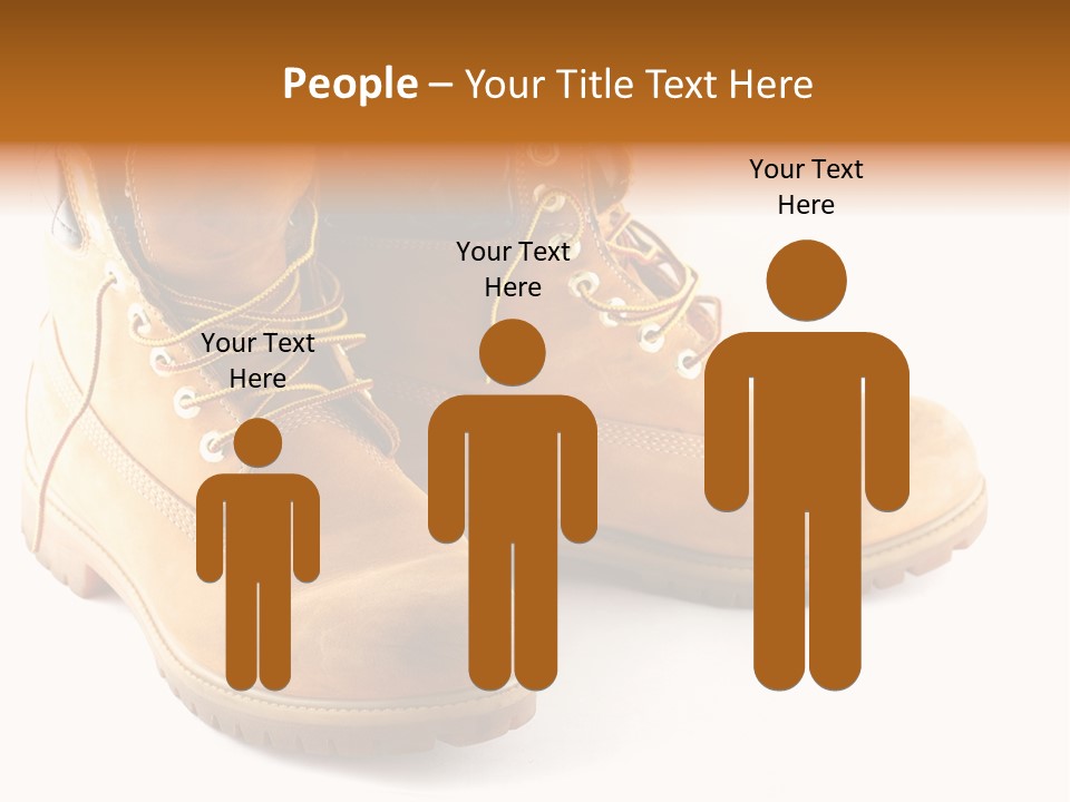 Timber Lace Boot PowerPoint Template