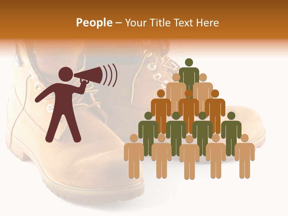 Timber Lace Boot PowerPoint Template