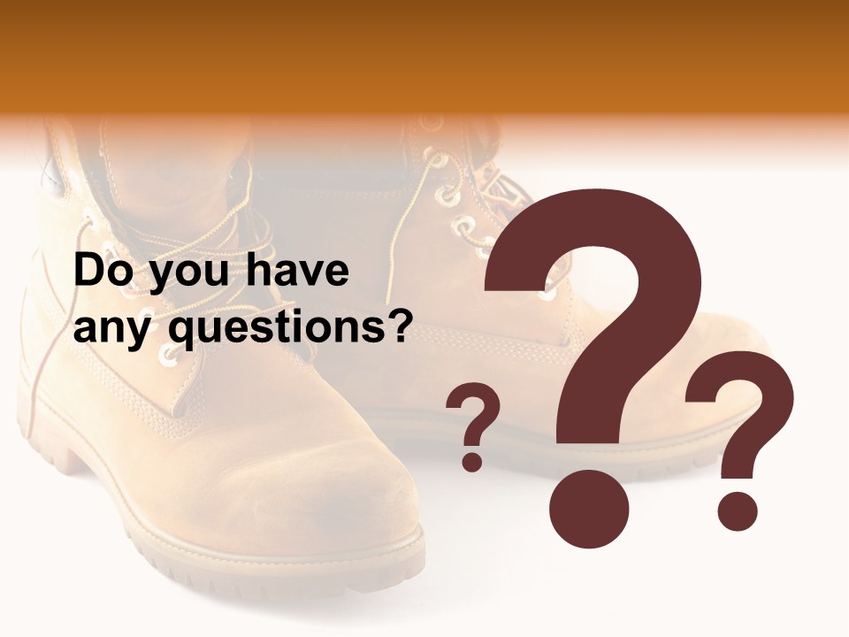 Timber Lace Boot PowerPoint Template