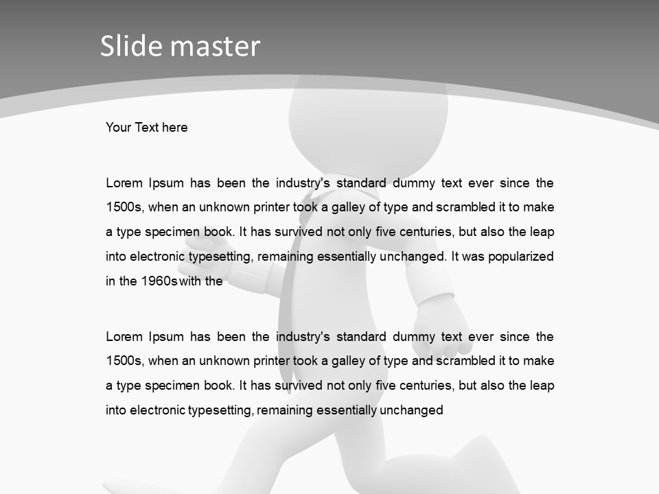 Guy Speed Suit PowerPoint Template