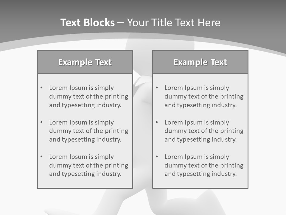 Guy Speed Suit PowerPoint Template