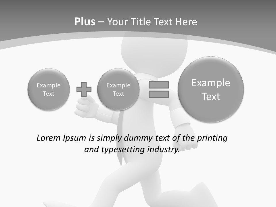 Guy Speed Suit PowerPoint Template