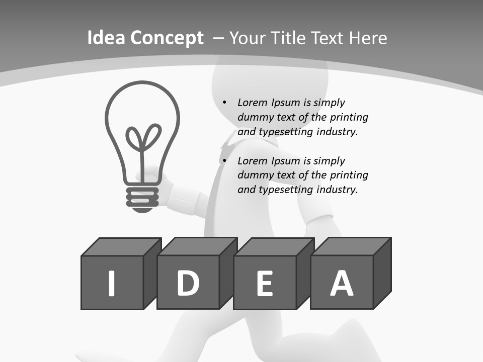 Guy Speed Suit PowerPoint Template