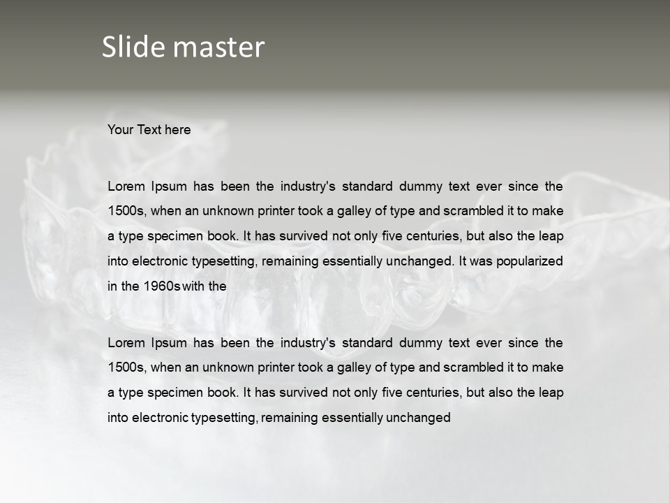 Gum Lips Filling PowerPoint Template