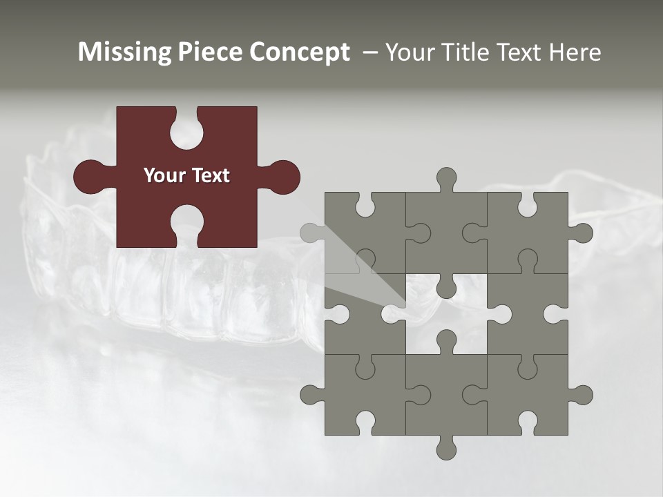 Gum Lips Filling PowerPoint Template