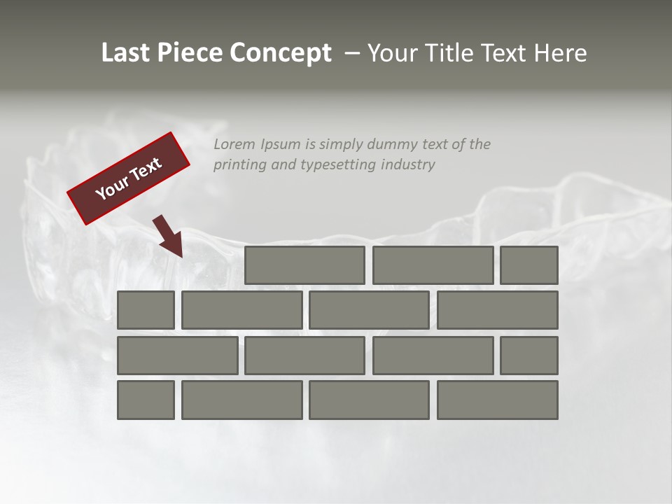 Gum Lips Filling PowerPoint Template