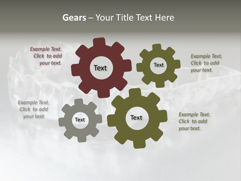 Gum Lips Filling PowerPoint Template