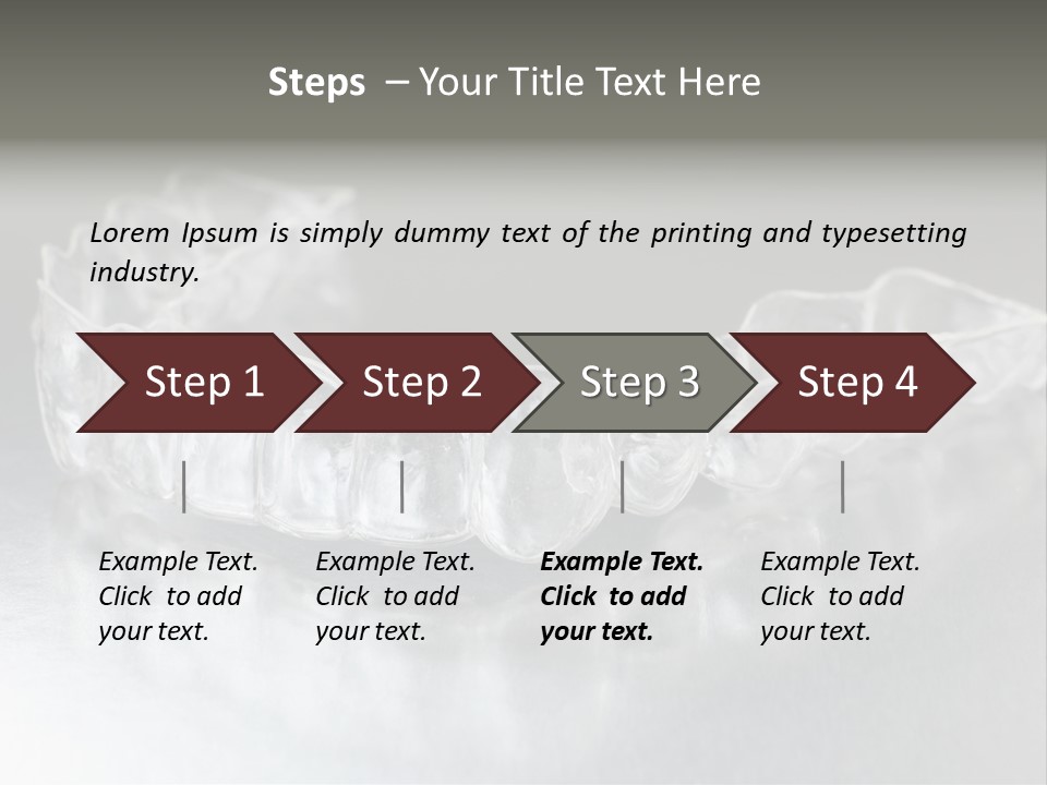 Gum Lips Filling PowerPoint Template