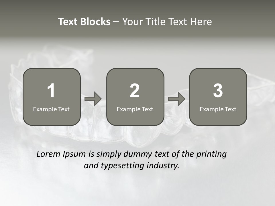 Gum Lips Filling PowerPoint Template
