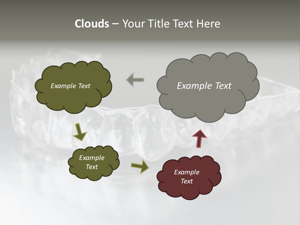 Gum Lips Filling PowerPoint Template