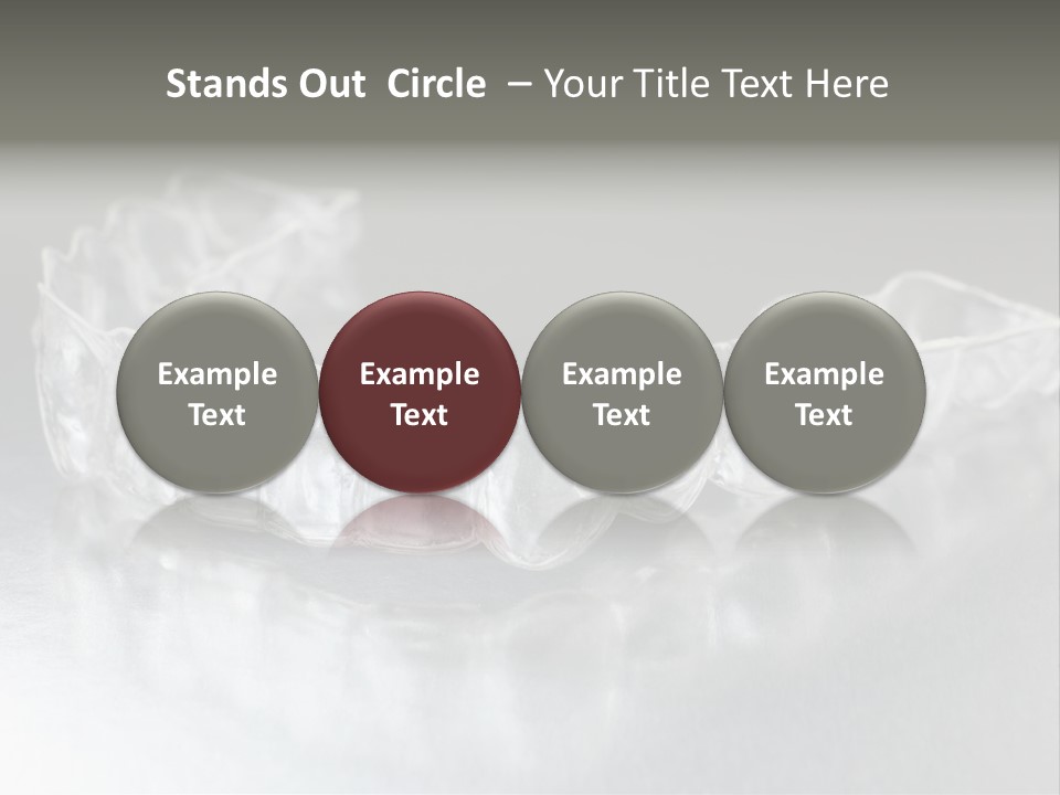 Gum Lips Filling PowerPoint Template