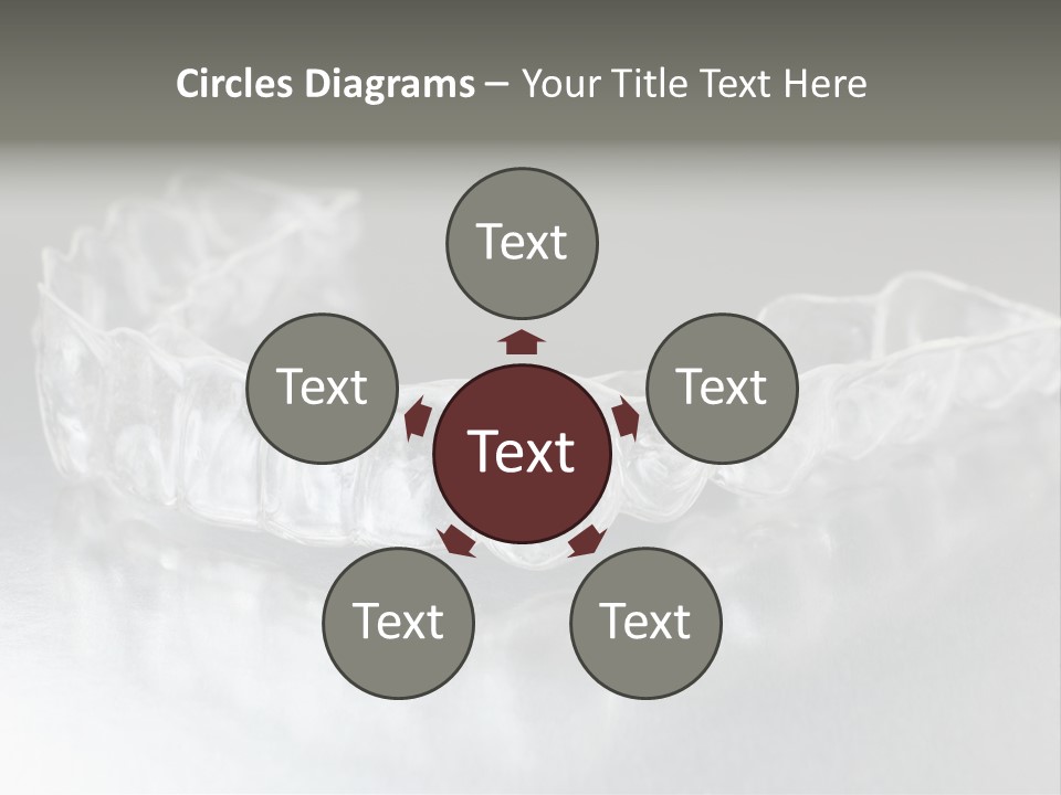 Gum Lips Filling PowerPoint Template