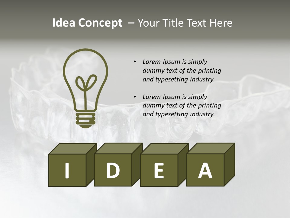 Gum Lips Filling PowerPoint Template