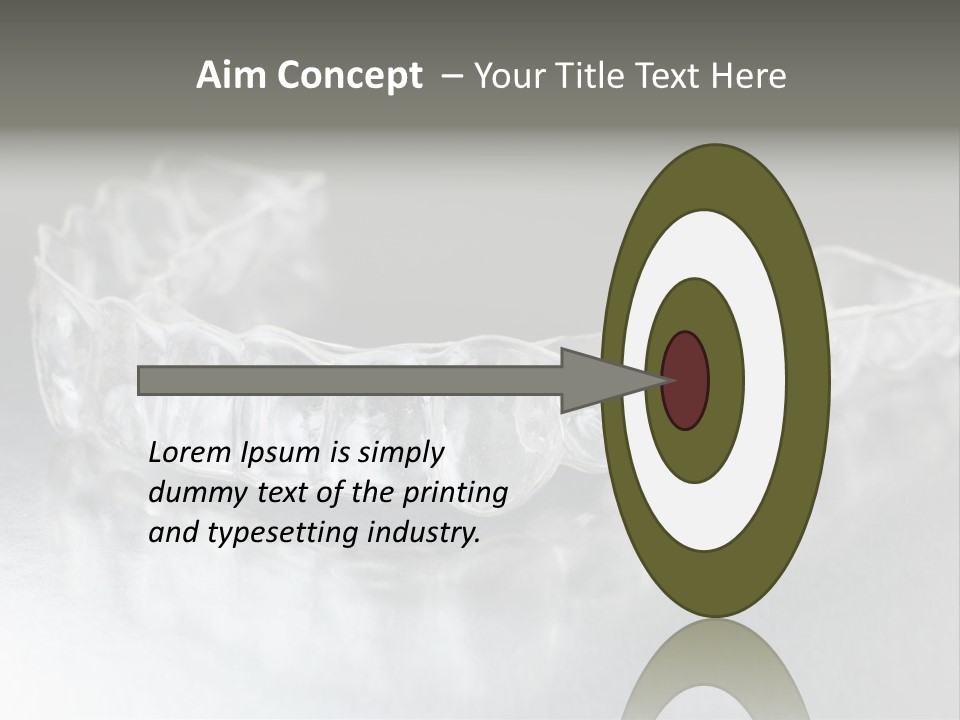 Gum Lips Filling PowerPoint Template