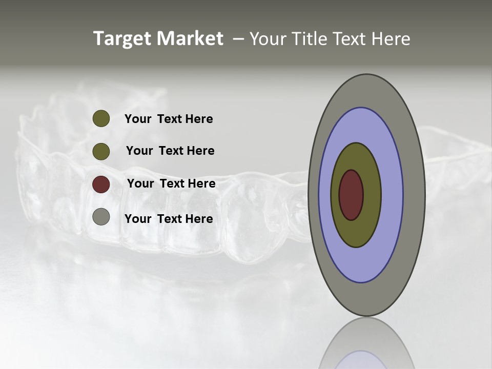 Gum Lips Filling PowerPoint Template