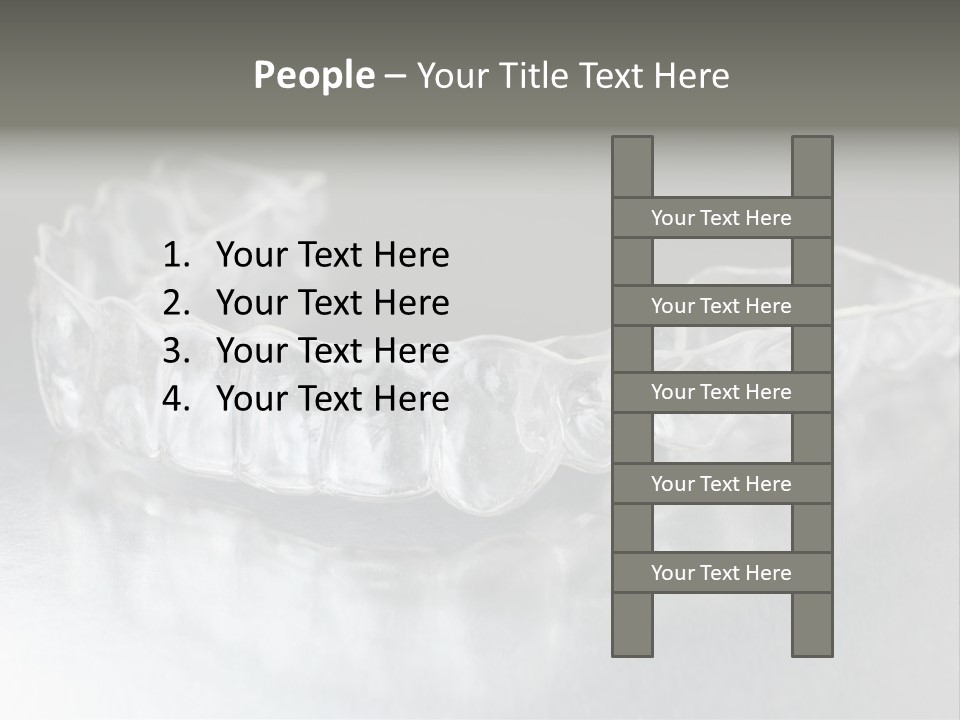Gum Lips Filling PowerPoint Template