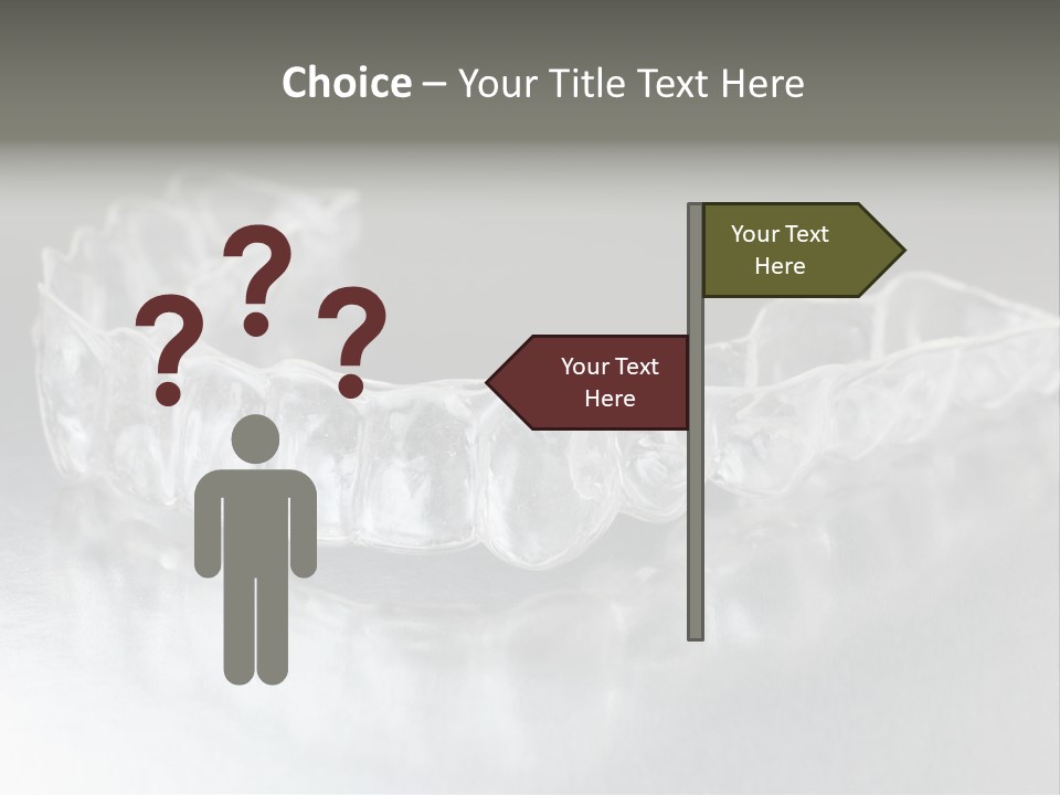 Gum Lips Filling PowerPoint Template