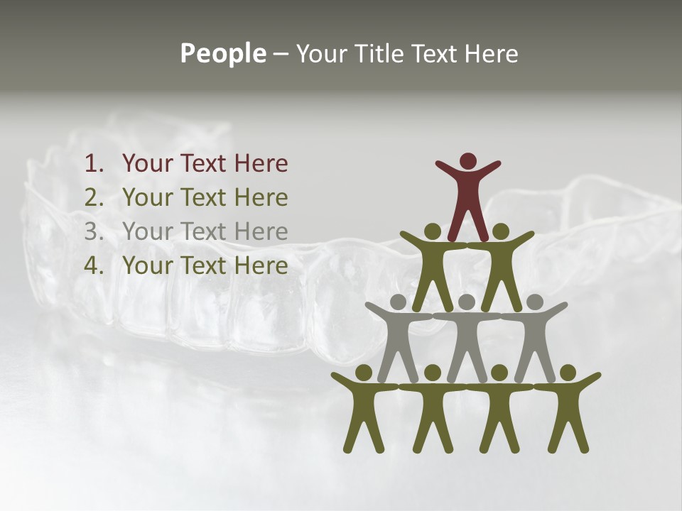 Gum Lips Filling PowerPoint Template