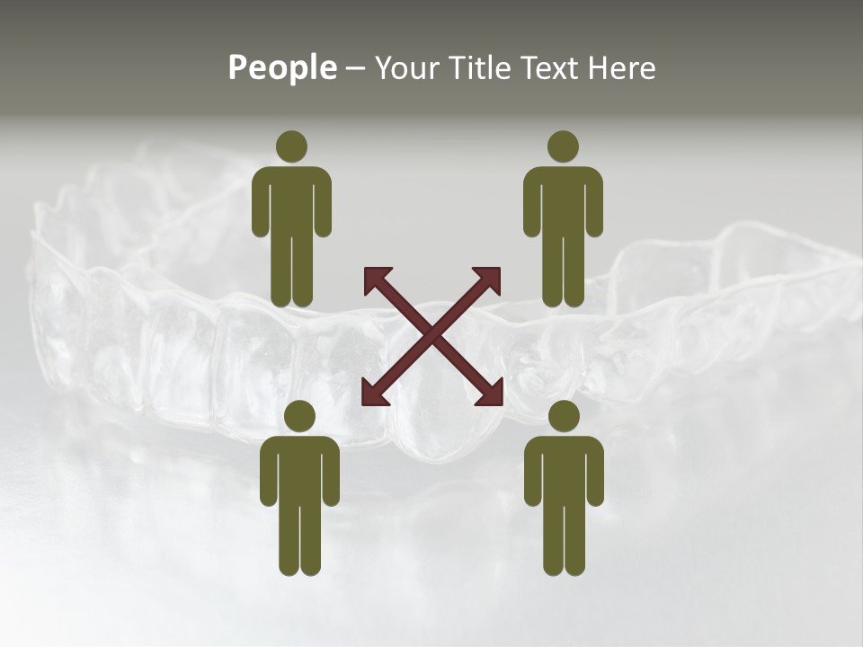 Gum Lips Filling PowerPoint Template