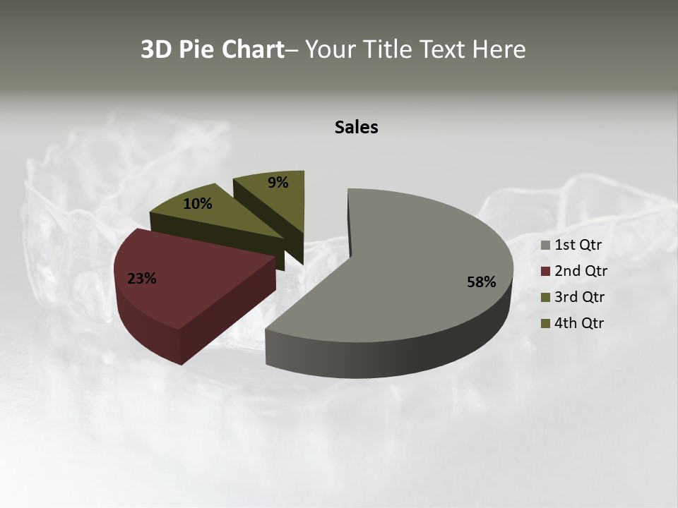 Gum Lips Filling PowerPoint Template