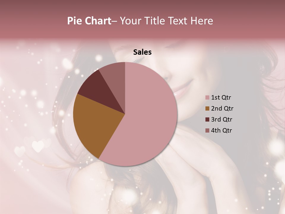 Hair Girl Face PowerPoint Template