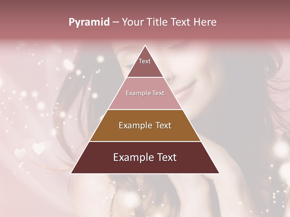 Hair Girl Face PowerPoint Template