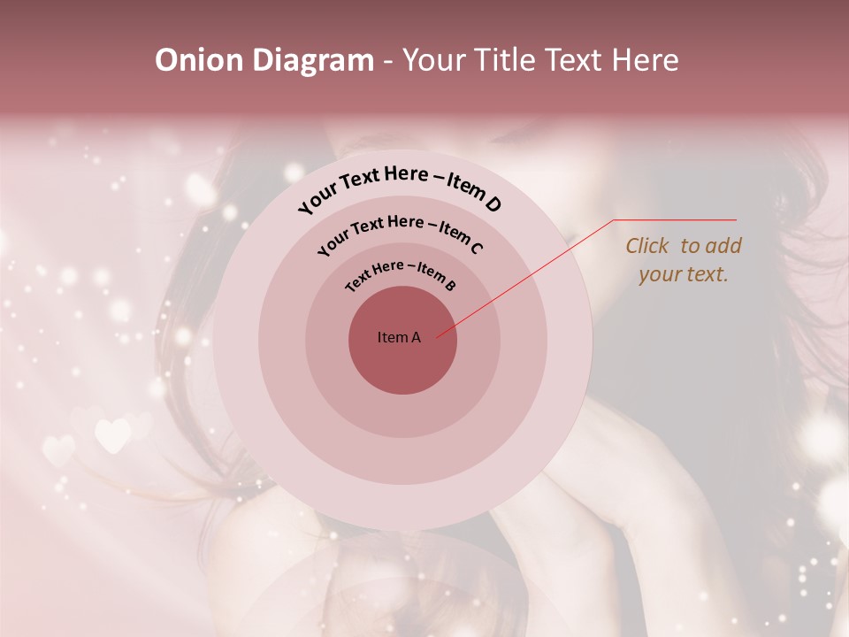 Hair Girl Face PowerPoint Template