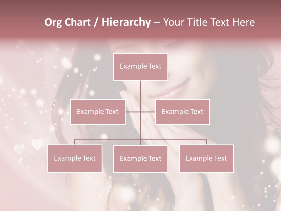 Hair Girl Face PowerPoint Template