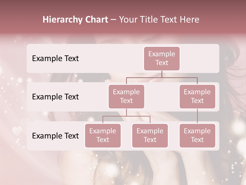 Hair Girl Face PowerPoint Template