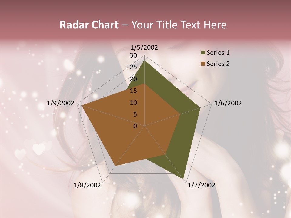 Hair Girl Face PowerPoint Template