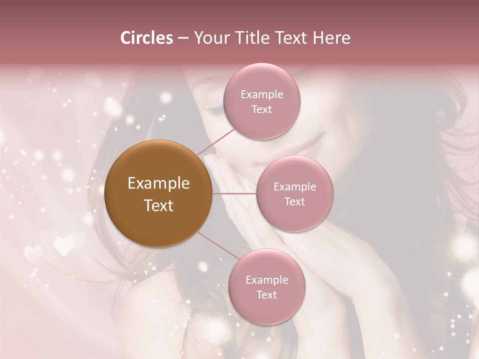 Hair Girl Face PowerPoint Template