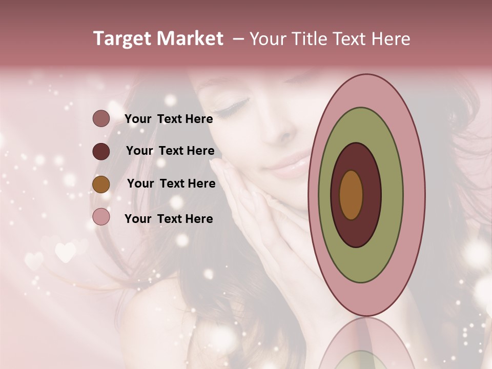 Hair Girl Face PowerPoint Template