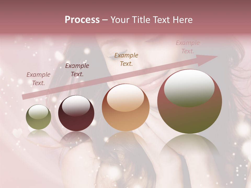 Hair Girl Face PowerPoint Template