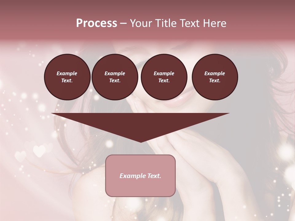 Hair Girl Face PowerPoint Template