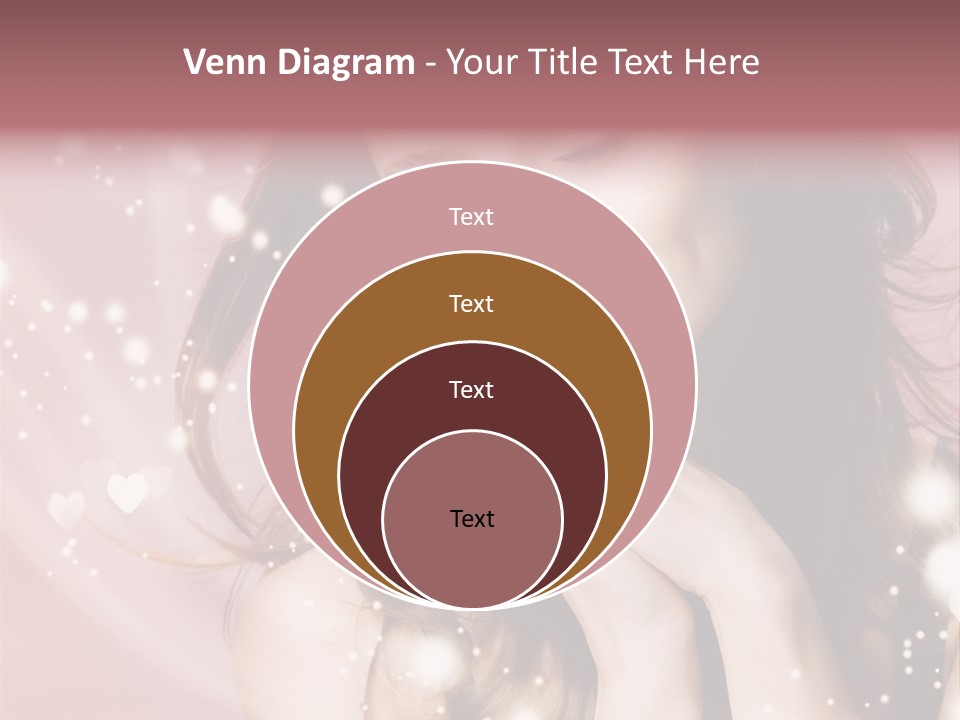 Hair Girl Face PowerPoint Template