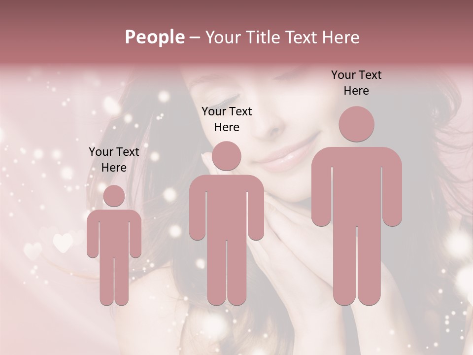 Hair Girl Face PowerPoint Template