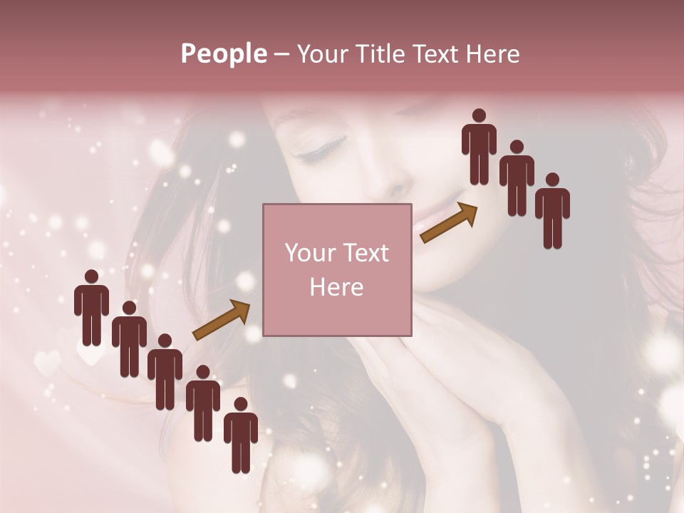 Hair Girl Face PowerPoint Template