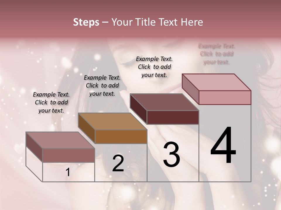 Hair Girl Face PowerPoint Template