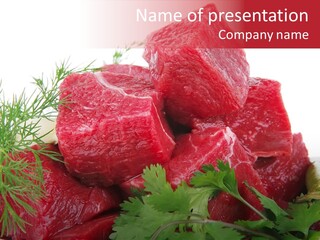 Tomato Nutrient Grill PowerPoint Template