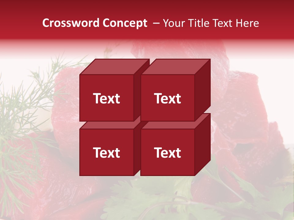Tomato Nutrient Grill PowerPoint Template