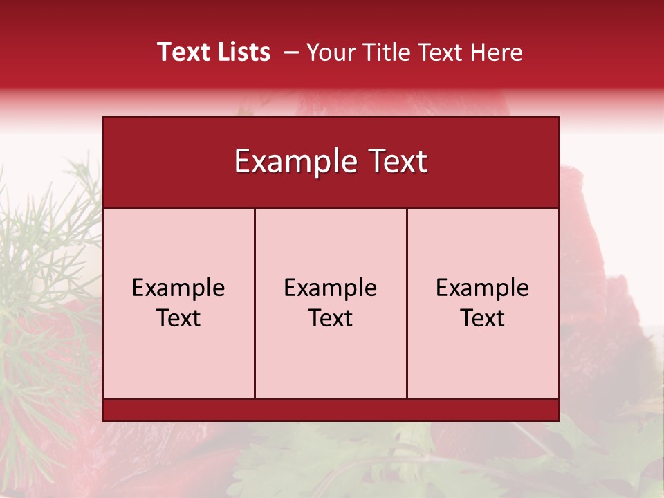 Tomato Nutrient Grill PowerPoint Template