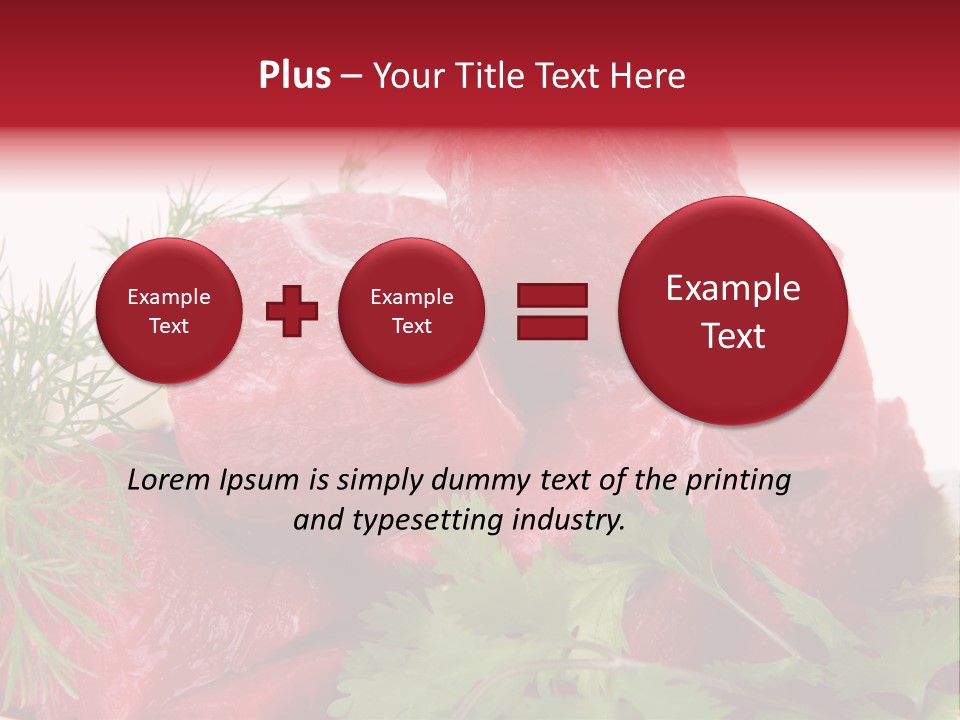 Tomato Nutrient Grill PowerPoint Template