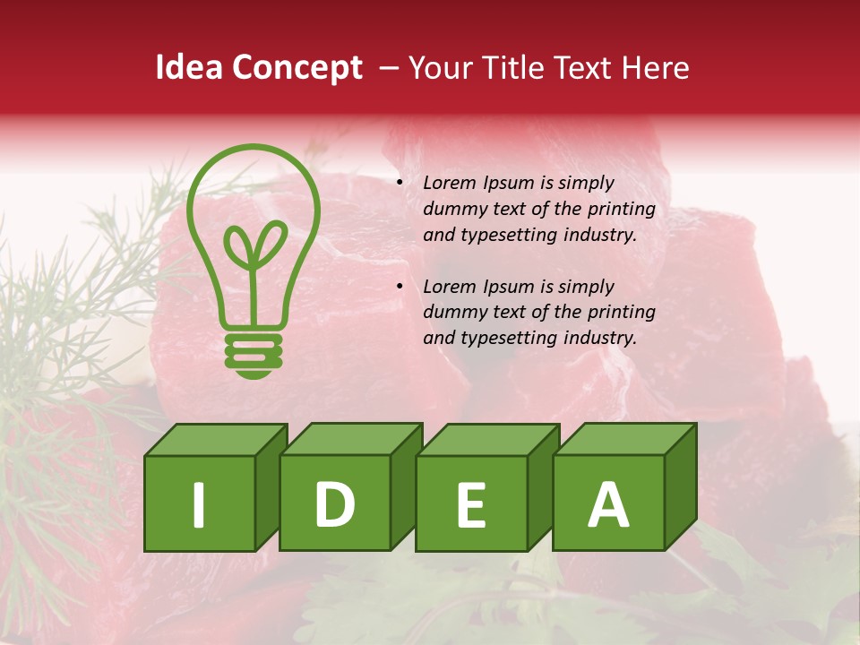 Tomato Nutrient Grill PowerPoint Template