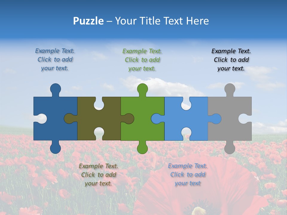 Countryside Grass Crops PowerPoint Template